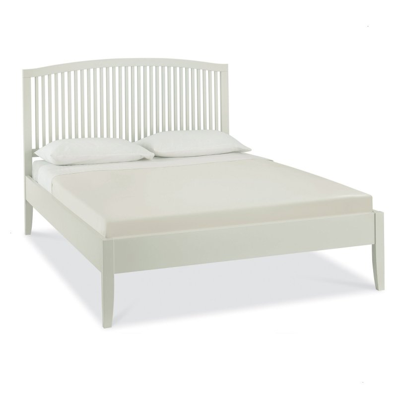 Julie Small Double (120cm) Slatted Bedstead Painted Grey