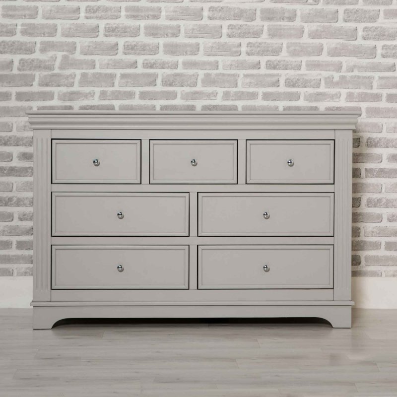 Clarence 4+3 Drawer Chest of Drawers Grey