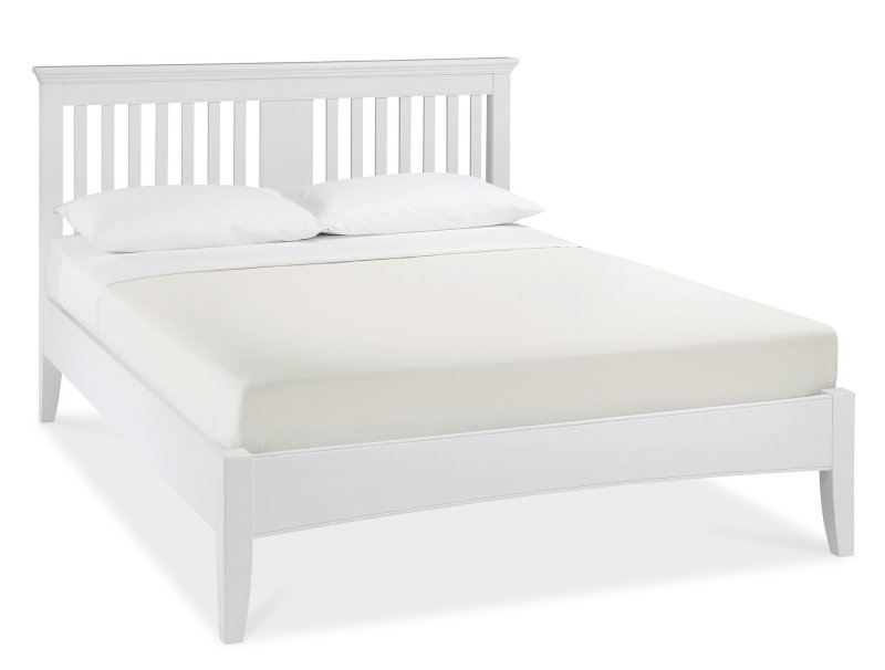 Lipari King Bedstead White 