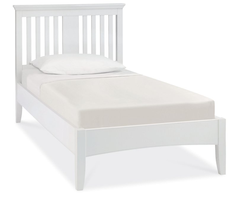 Lipari White Painted Single (90cm) Bedstead