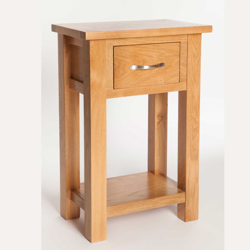 Lakes 1 Drawer Console Table Oak