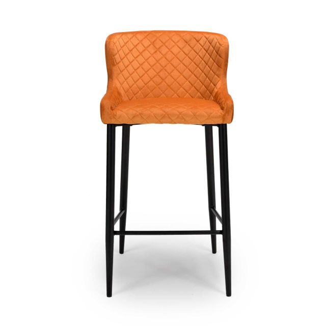 orange bar stools