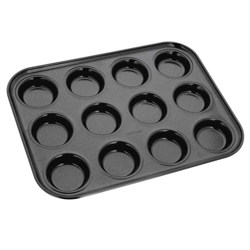 Stellar Non-Stick 12 Cup Bun Tin 26.5cm x 35cm