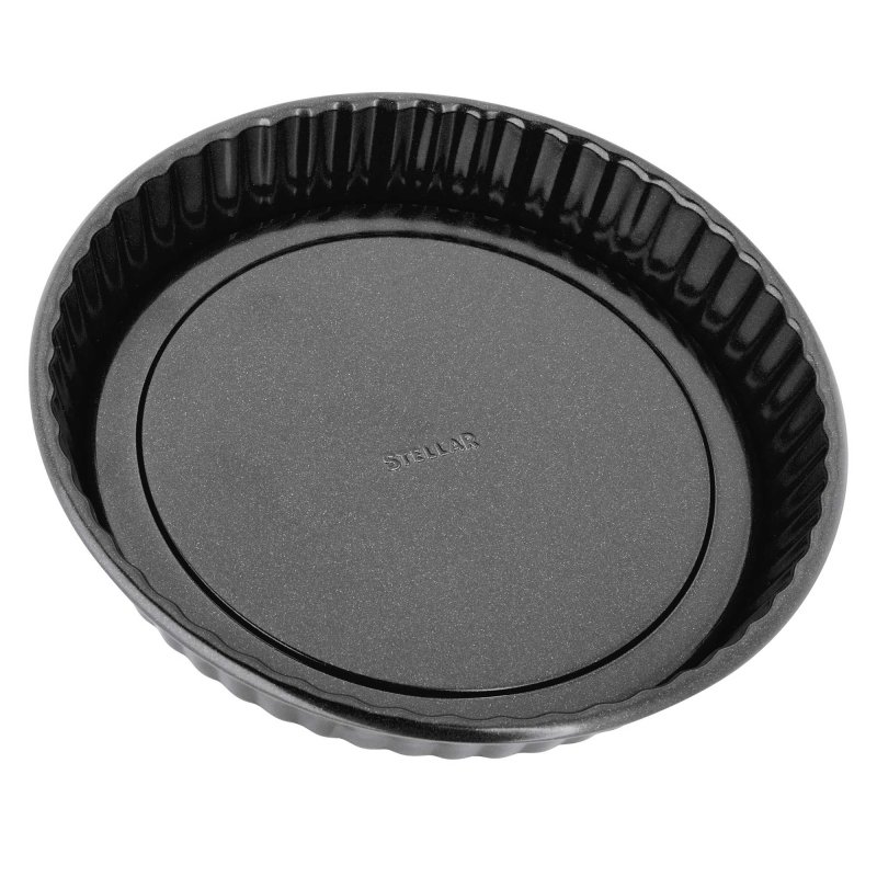 Stellar Non-Stick Fluted Flan Tin 20cm x 3.5cm 