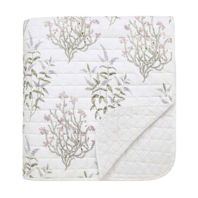 Sanderson Options Sanderson Peveril Quilted Throw 265cm x 260cm