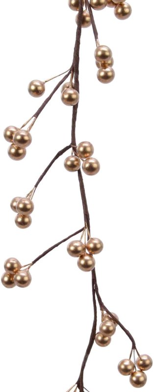 Gold Berry Garland 4.2ft/130cm