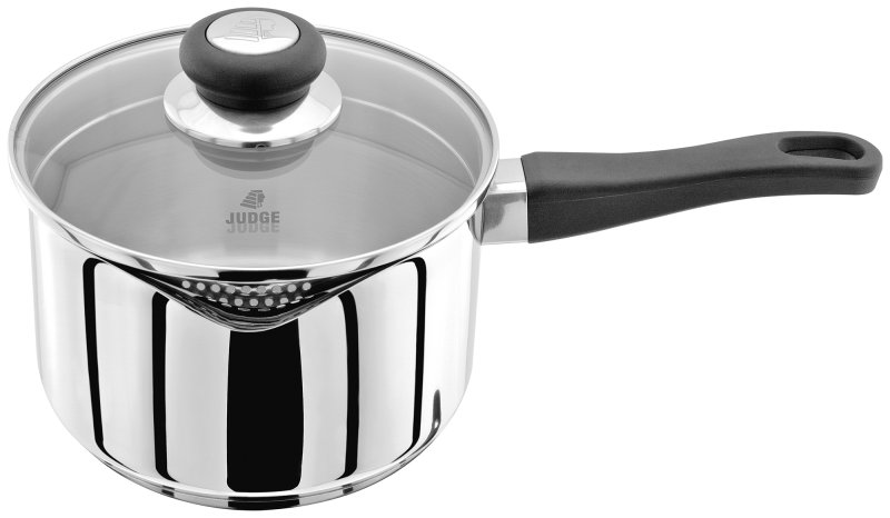 Judge Vista 18cm Draining Glass Lid Saucepan