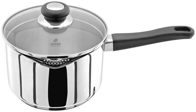 Judge Vista 20cm Draining Glass Lid Saucepan