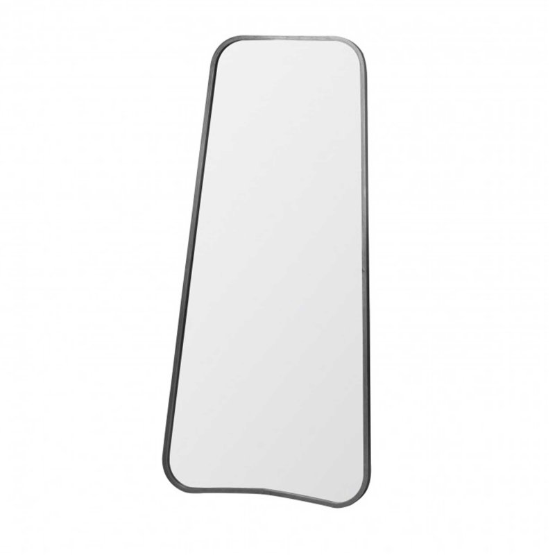 Kurva Mirror Leaner Silver 56.5 x 123 cm
