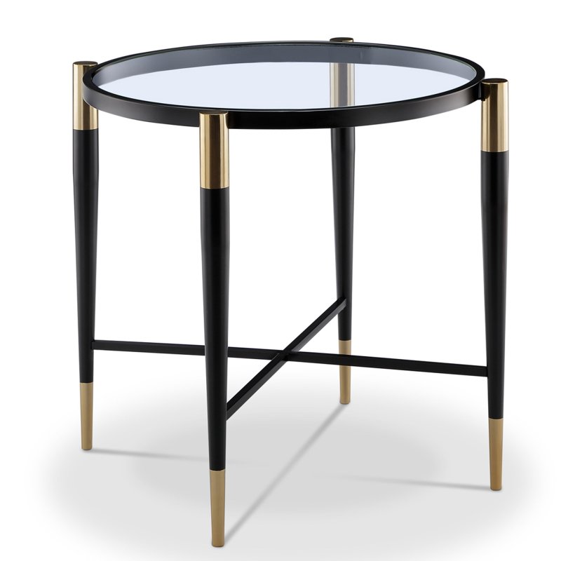 Mindy Brownes Harlinne Side/Lamp Table Black