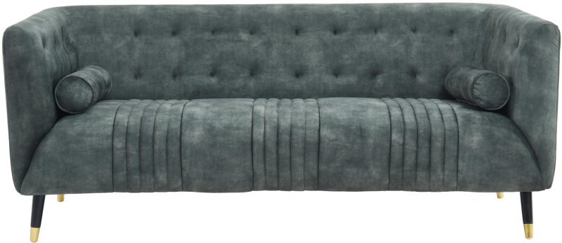 Mindy Brownes Aviona 3 Seater Sofa Fabric Forest Green