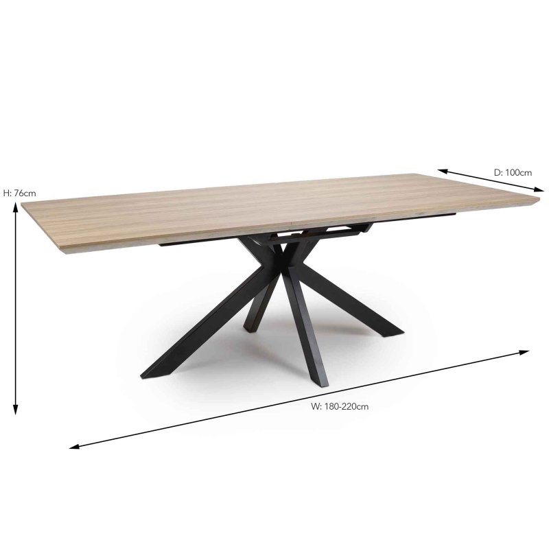 Manhattan 4 6 Person Extending Round Dining Table Grey Meubles