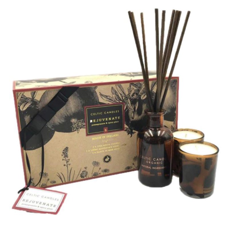 Celtic Candles Organic Rejuvenate Gift Set