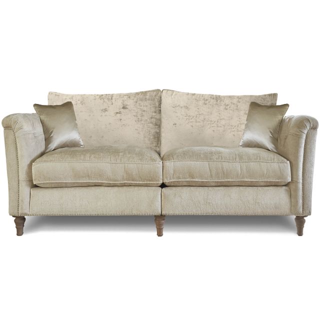 Beaulieu 2.5 Seater Standard Back Sofa With Studs Fabric A