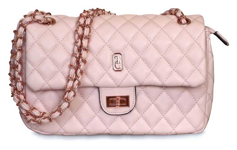 Quilted Palermo Handbag - Pale Pink
