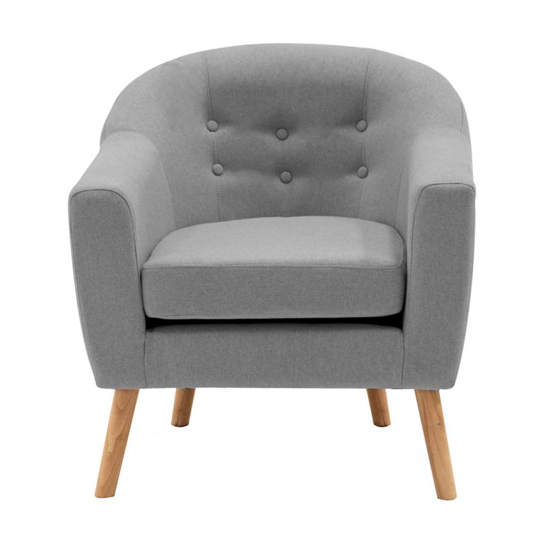 Eastnor Accent Chair Fabric Grey