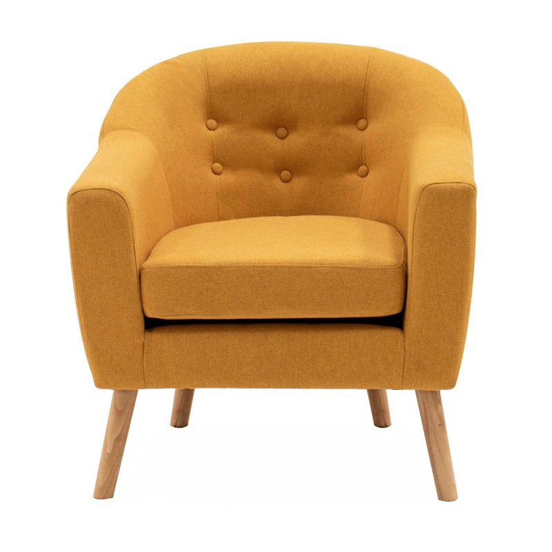 Eastnor Accent Chair Fabric Mustard