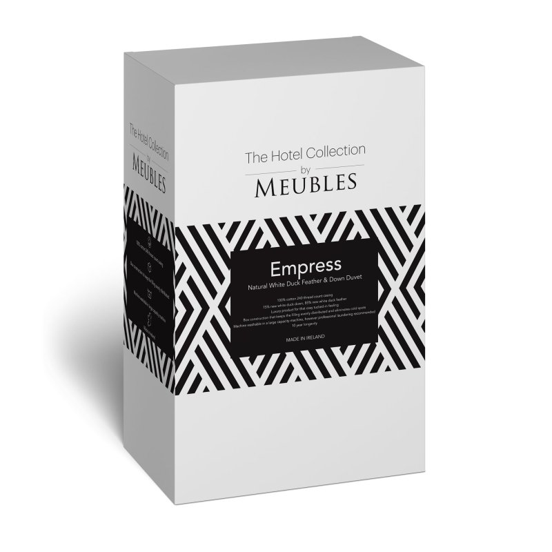 Empress Natural White Duck Feather & Down All Seasons Duvet King