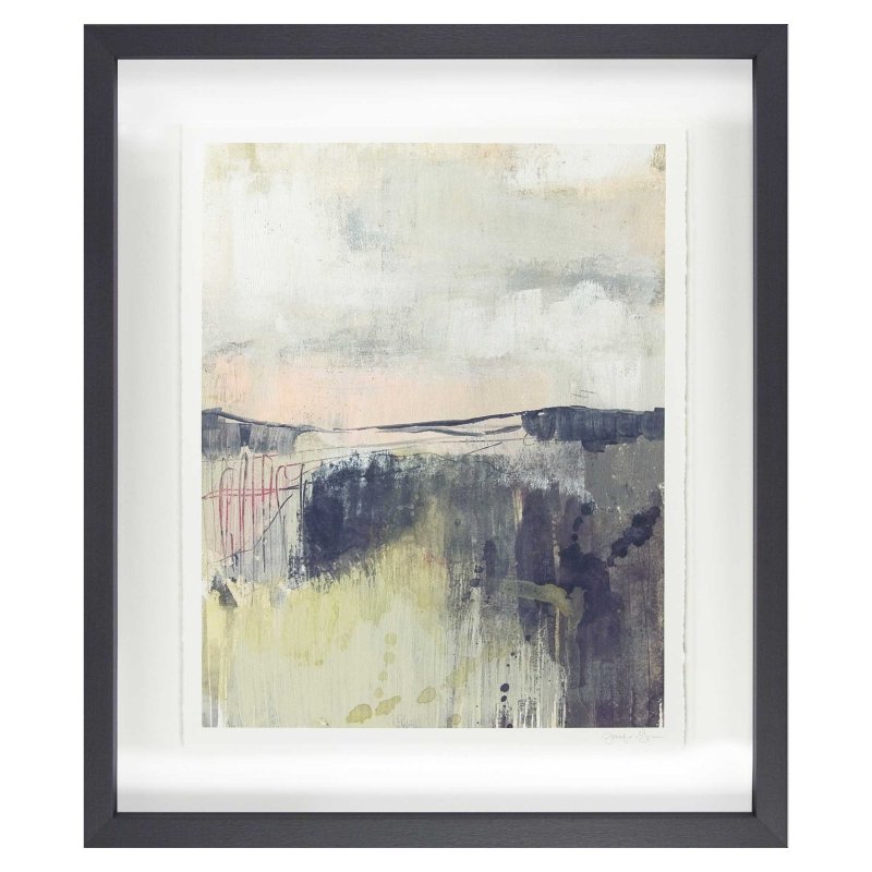 Camelot Blush Horizon I 67cmx79cm Picture By Jennifer Goldberger Black Frame 