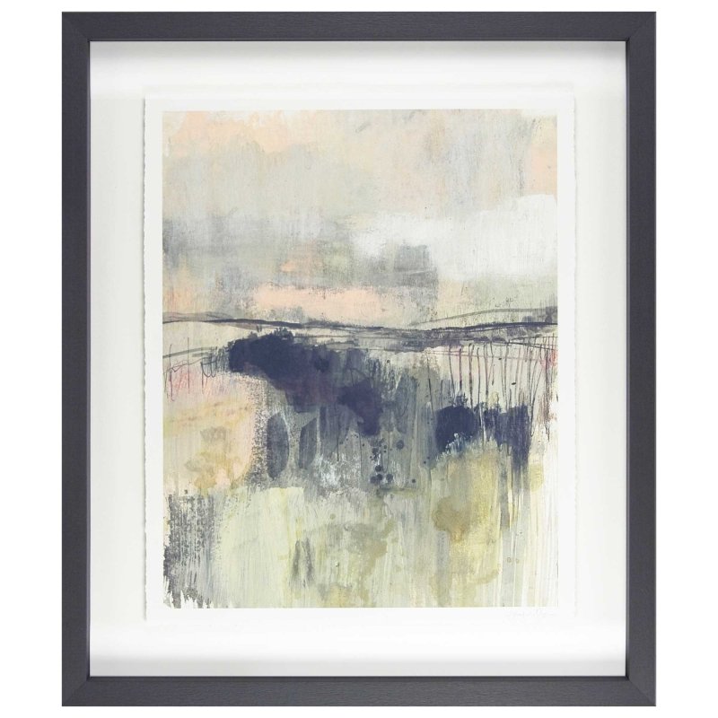 Camelot Blush Horizon II 67cmx79cm Picture By Jennifer Goldberger Black Frame 