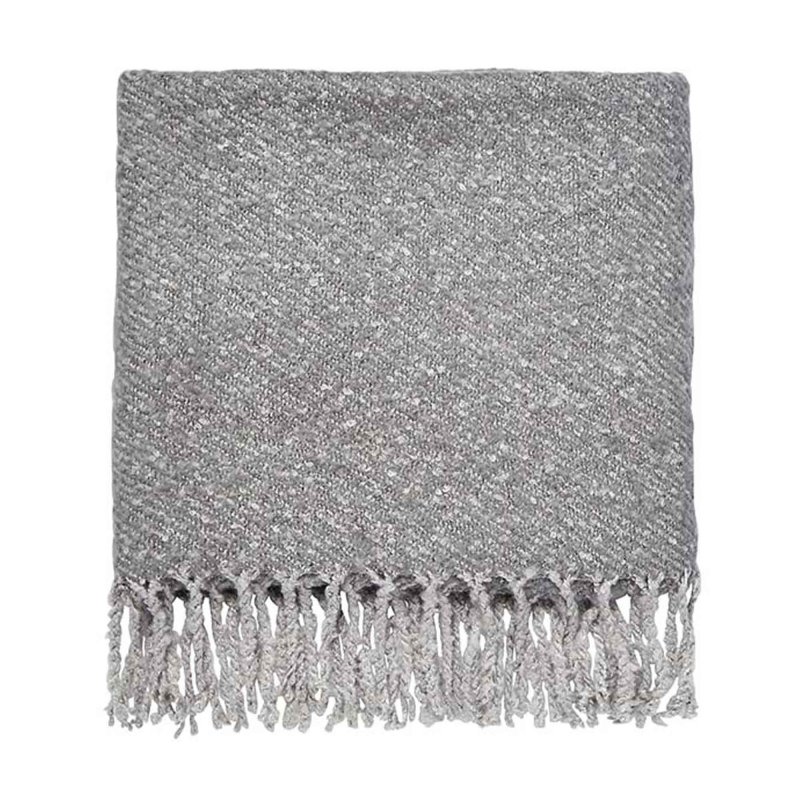 Simone/Alisia Throw Oxford Grey 130x150cm