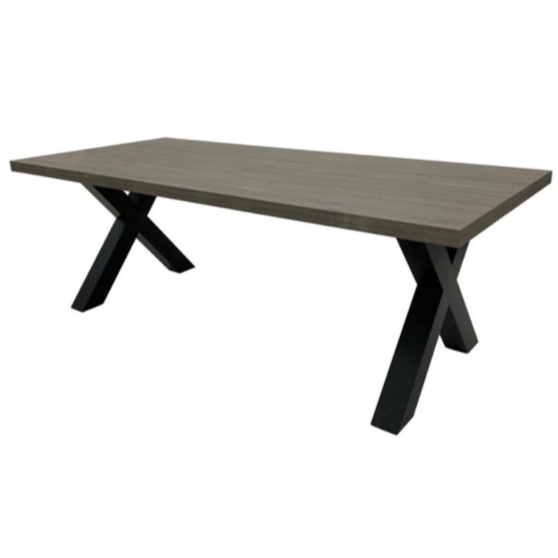 Dallas 6-8 Person Dining Table Grey