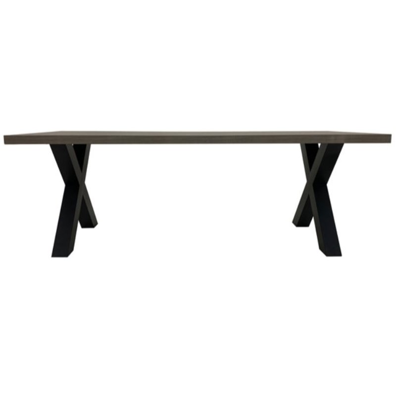 Dallas 4-6 Person Dining Table Grey