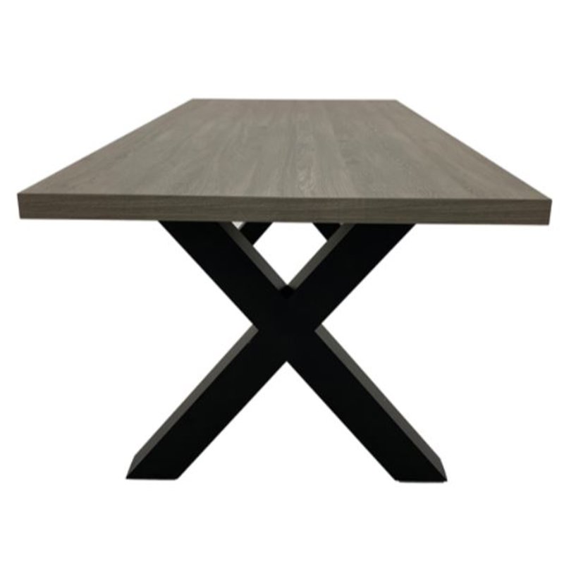 Dallas 4-6 Person Dining Table Grey