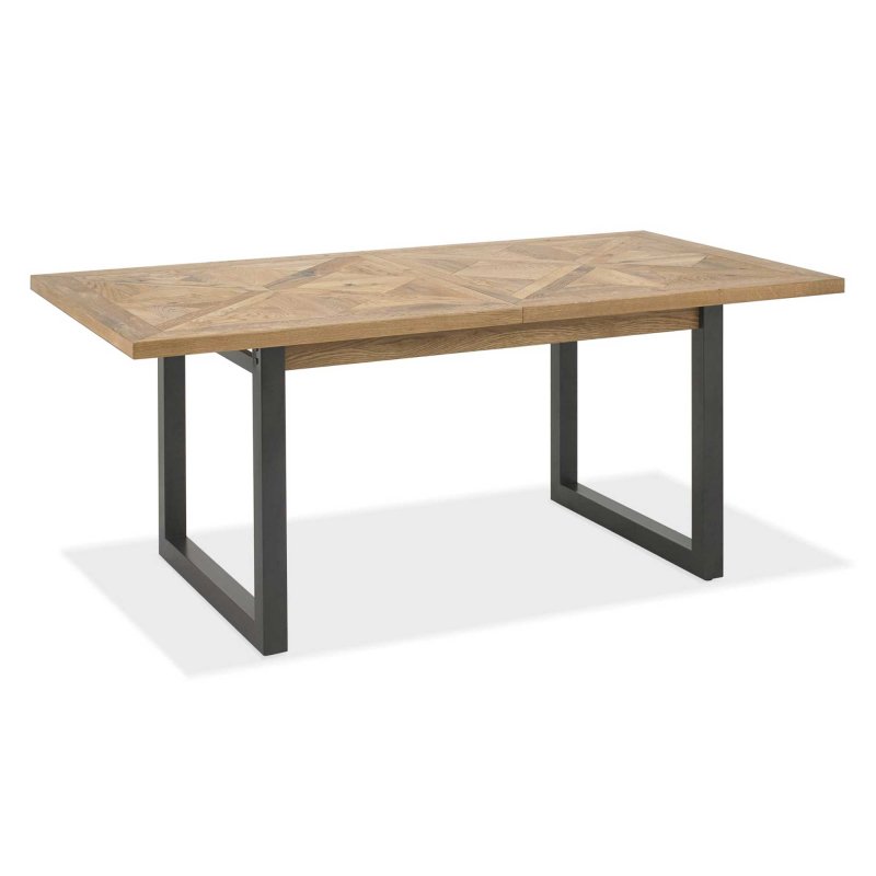 Khan 6-8 Person Dining Table Rustic Oak 