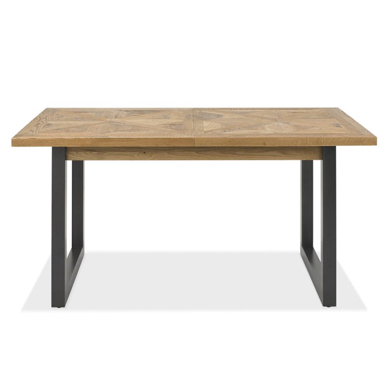 Khan 4-6 Person Rectangular Extending Dining Table Rustic Oak