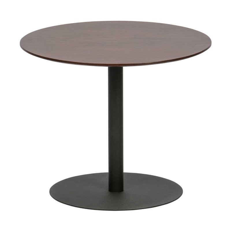 Odin Coffee Table Metal/Wood Walnut 48cm