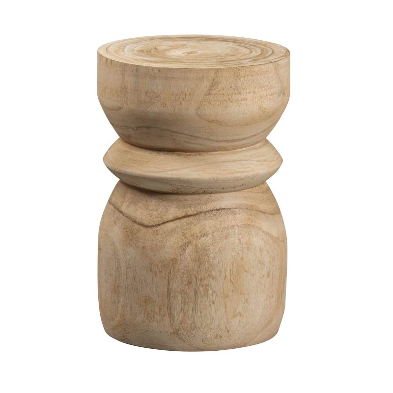 Bikkel Stool Wood Natural