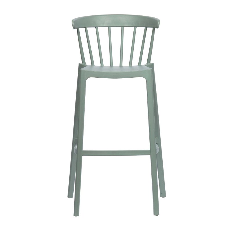 Bliss Barstool Plastic Jade Green