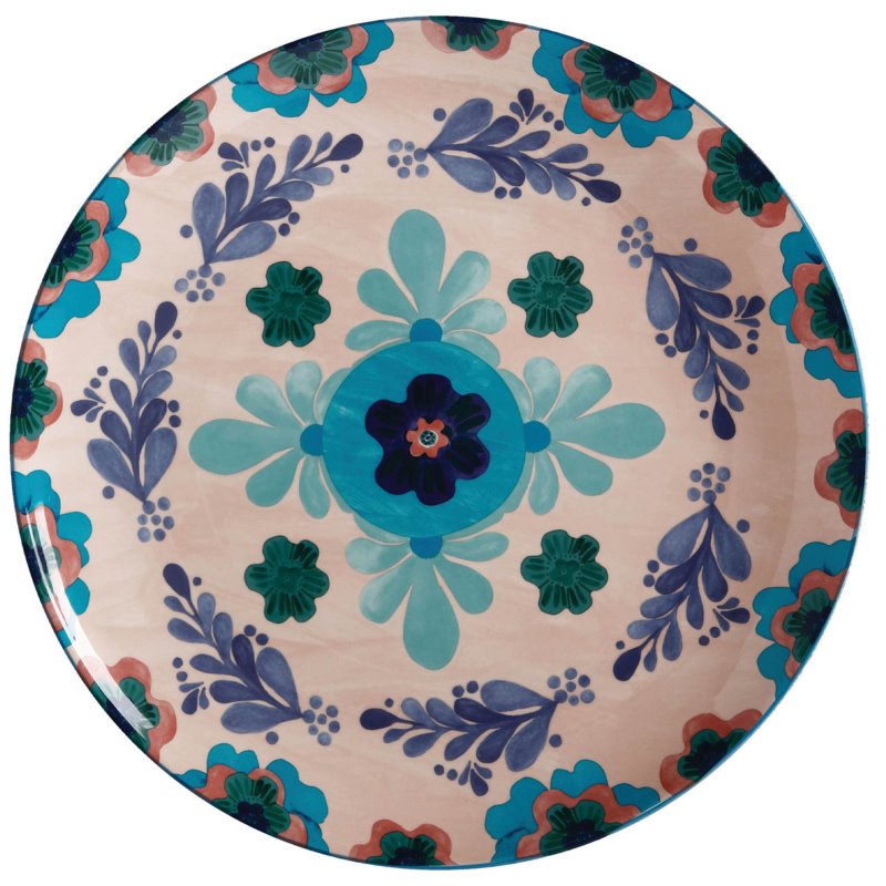 Maxwell & Williams Majolica Ceramic Round Serving Platter Peach 38cm x 10cm 