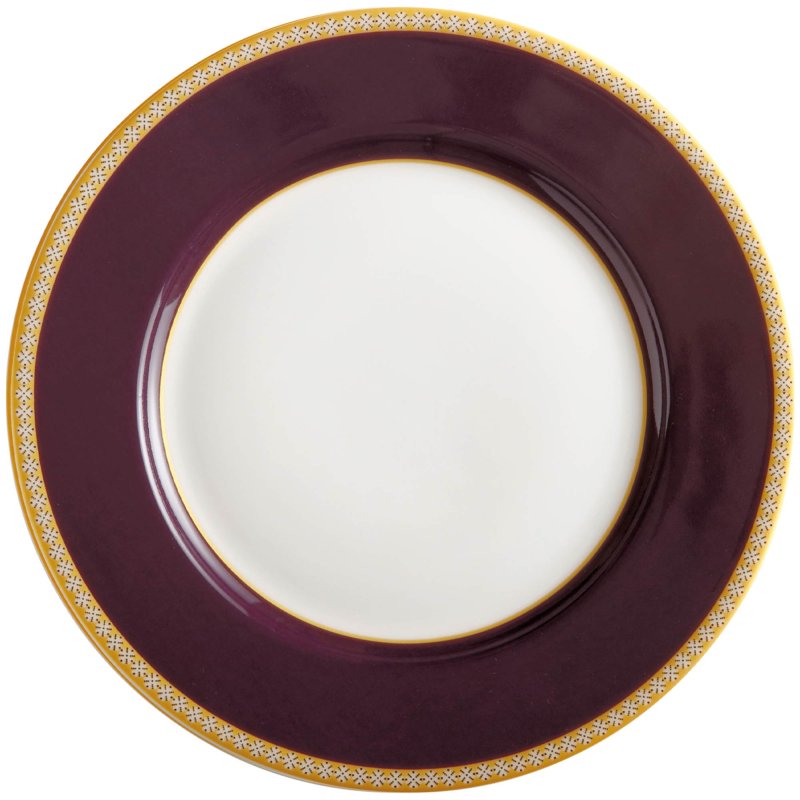 Maxwell & Williams Teas & C's Kasbah Classic Rim Plate Violet 20cm x 2cm 