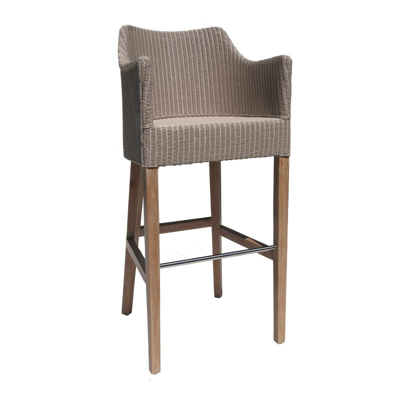 Georgia Loom Bar Stool Stain Finish Leg Seat Height :76cm