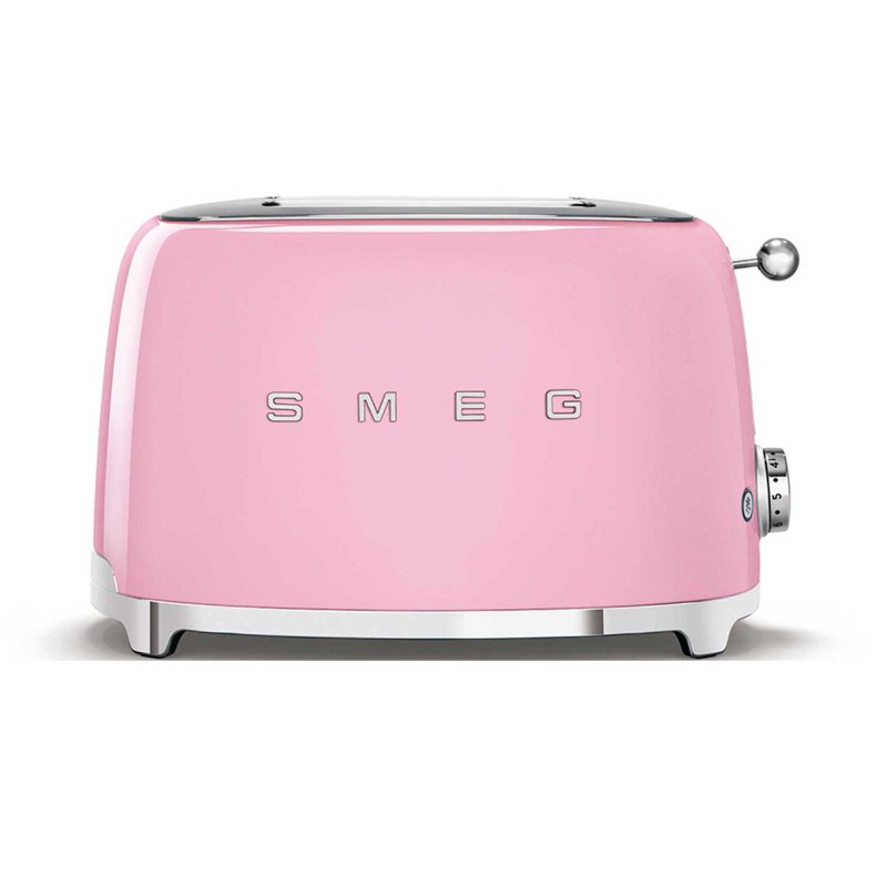 Smeg 2 Slice Toaster Pink