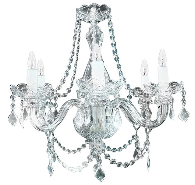 Tipperary Crystal Evoke 6 Arm Chandelier Lighting Meubles Tipperary Crystal Evoke 6 Arm Chandelier