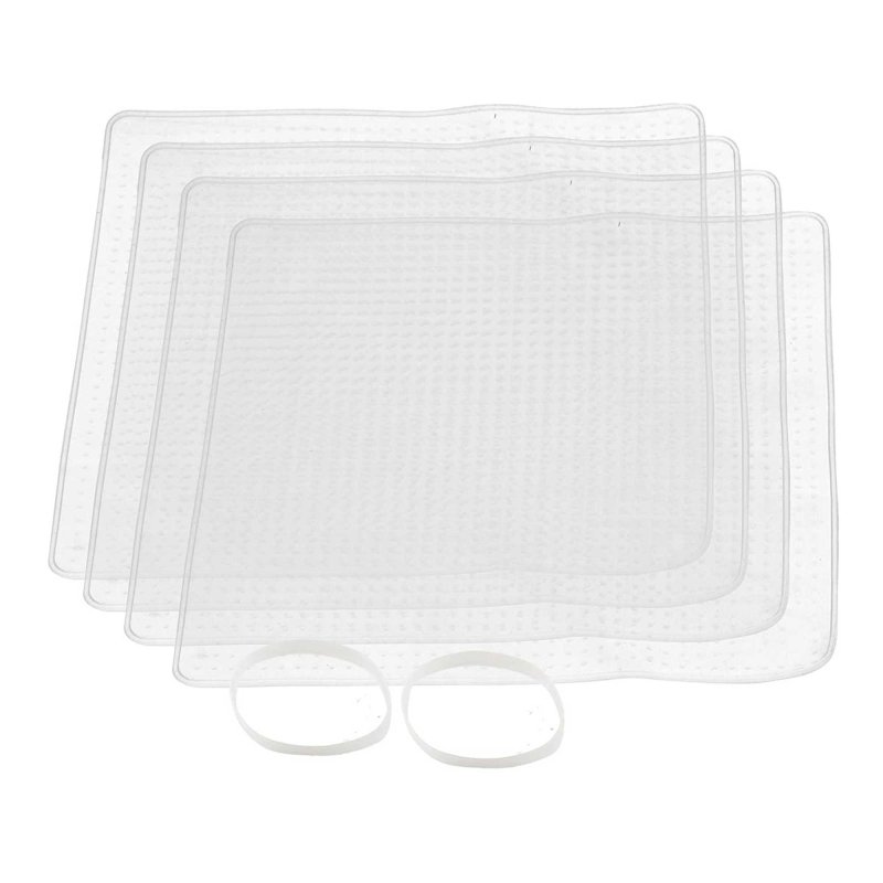 Master Class Silicone Food Cover Set Of 4 19.5cm Covers