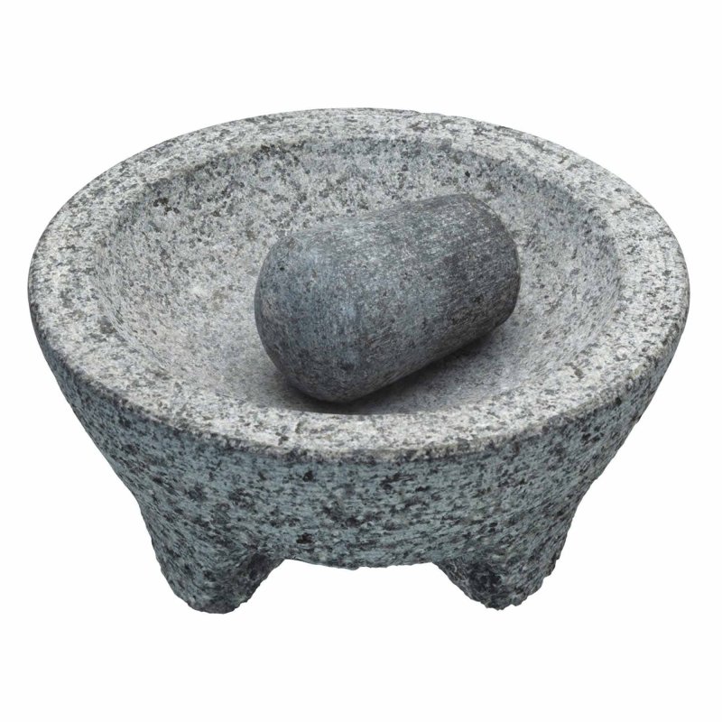 Kitchen Craft World of Flavours Granite Mortar & Pestle 20x10cm