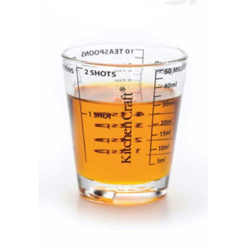 Kitchen Craft Glass Mini Measures 50ml