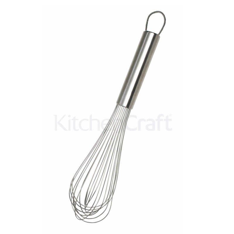 Kitchen Craft Stainless Steel Eleven Wire Professional Balloon Whisk 35cm