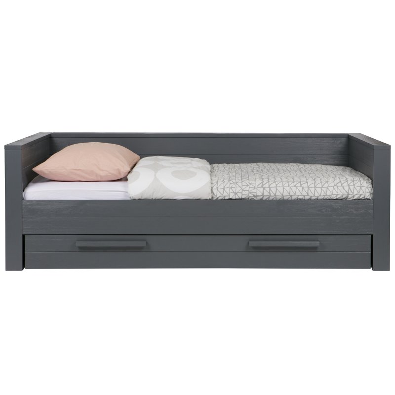 WOOOD Dennis Single Daybed Steel Grey Front