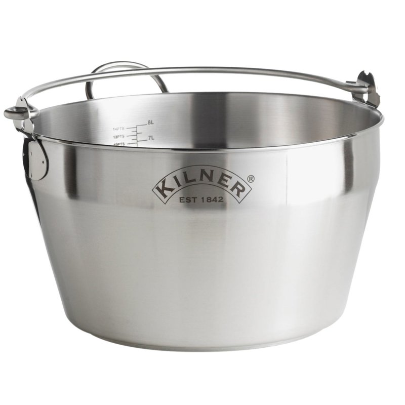 Kilner Stainless-Steel Preserving Pan 8L 