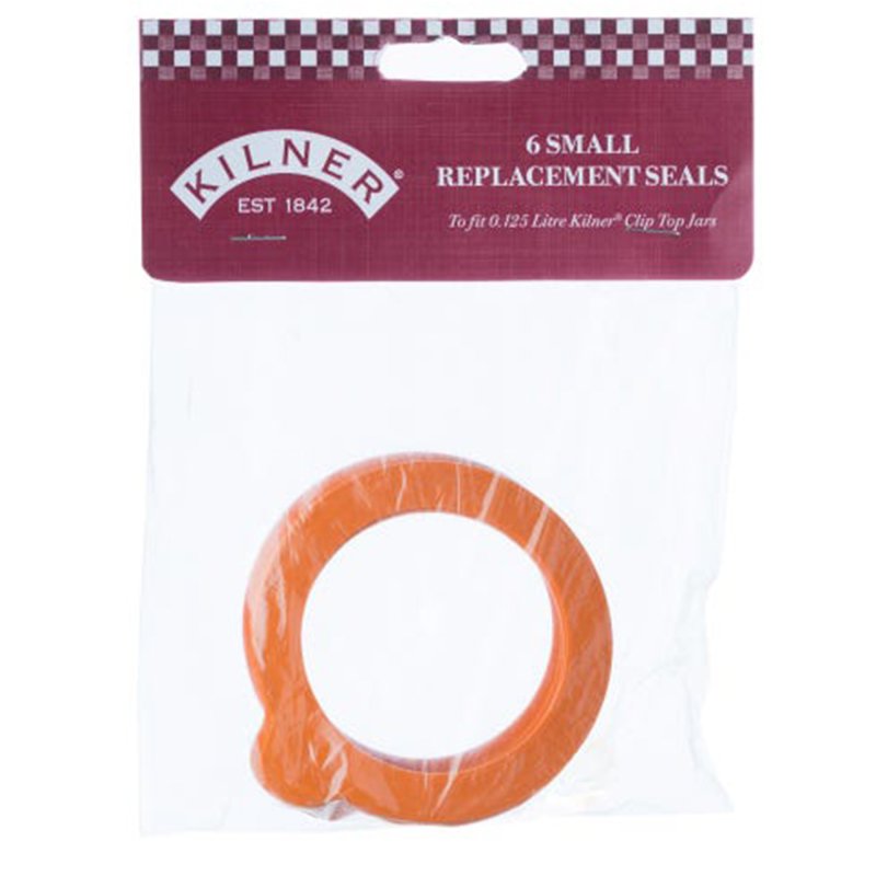 Kilner 0.125L Pack Of 6 Replacement Rubber Seals 