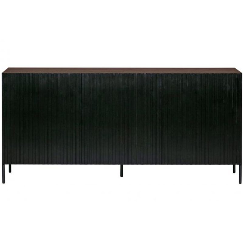 WOOOD Gravure Sideboard Brown With Black Doors 