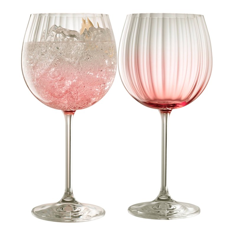 Galway Crystal Erne Gin & Tonic Glass Blush (Set Of 2) 