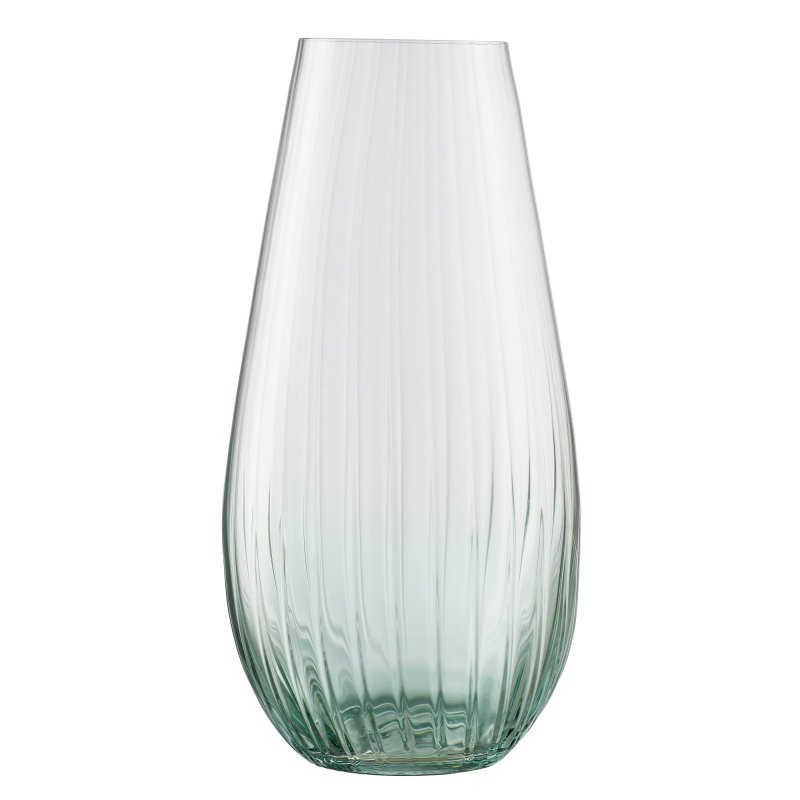 Galway Crystal Erne Vase 31cm Aqua 