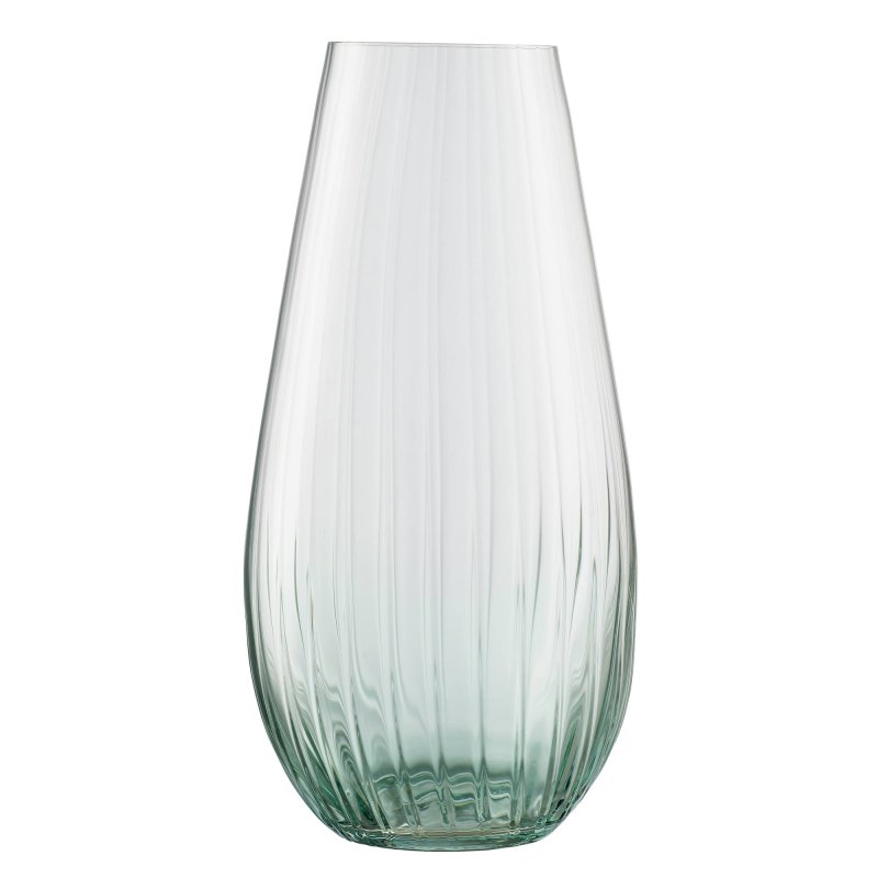 Galway Crystal Erne Vase 31cm Aqua