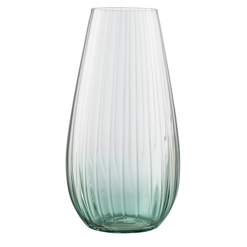 Galway Crystal Erne Vase 24cm Aqua 